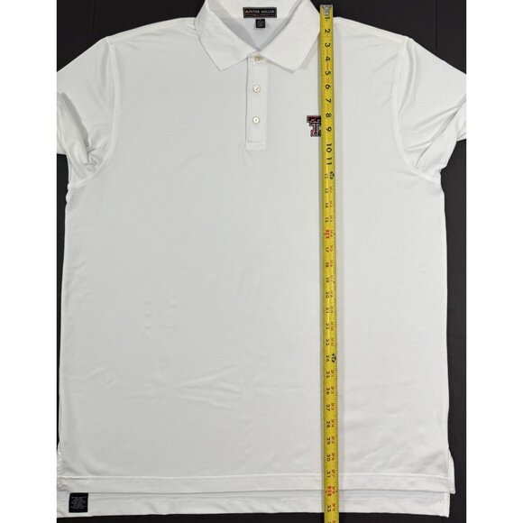 Peter Millar Mens Polo Shirt Texas Tech Red Raiders Football XL Summer Comfort - Picture 10 of 14